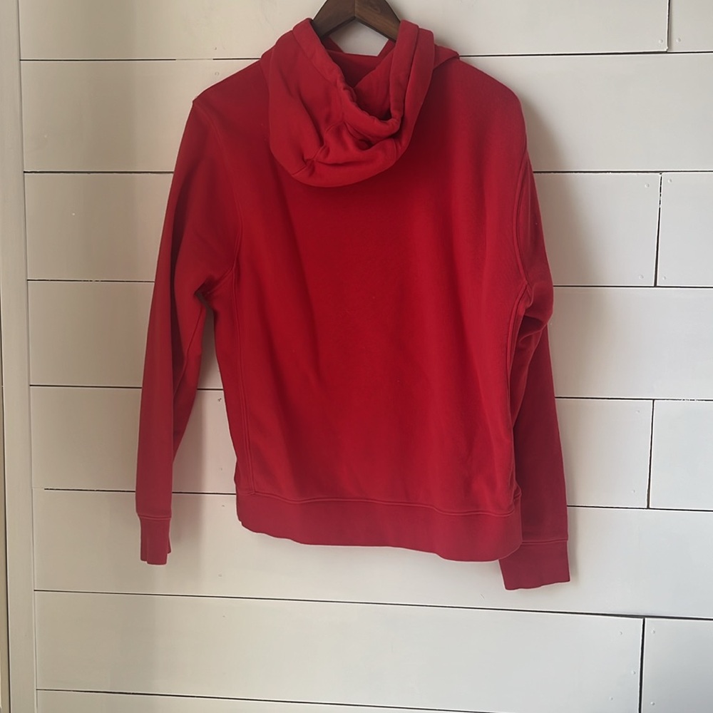 Red Nike sweatshirt. Like new worn once - Picture 5 of 6